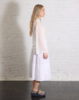 Light Jersey T-Shirt in Bianco by Alysi-Alysi-Idlewild-Cincinnati