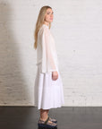 Light Jersey T-Shirt in Bianco by Alysi-Alysi-Idlewild-Cincinnati