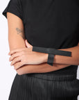 Line PS Cuff in Black by Aumorfia-Idlewild