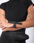 Line PS Cuff in Black by Aumorfia-Idlewild