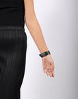 Line PS Cuff in Black by Aumorfia-Idlewild