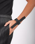 Line PS Cuff in Black by Aumorfia-Idlewild
