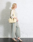 Linen Like Rib Pleats Cardigan in Ivory by Issey Miyake-Issey Miyake-Idlewild-Cincinnati