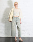 Linen Like Rib Pleats Cardigan in Ivory by Issey Miyake-Issey Miyake-Idlewild-Cincinnati