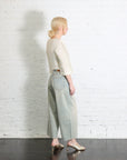 Linen Like Rib Pleats Cardigan in Ivory by Issey Miyake-Issey Miyake-Idlewild-Cincinnati