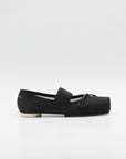 Logo Ballet Flat in Black by MM6 Maison Margiela-MM6-Idlewild-Cincinnati