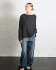 Long Sleeves T-Shirt TL in Black by Album Di Famiglia-Album Di Famiglia-Idlewild-Cincinnati