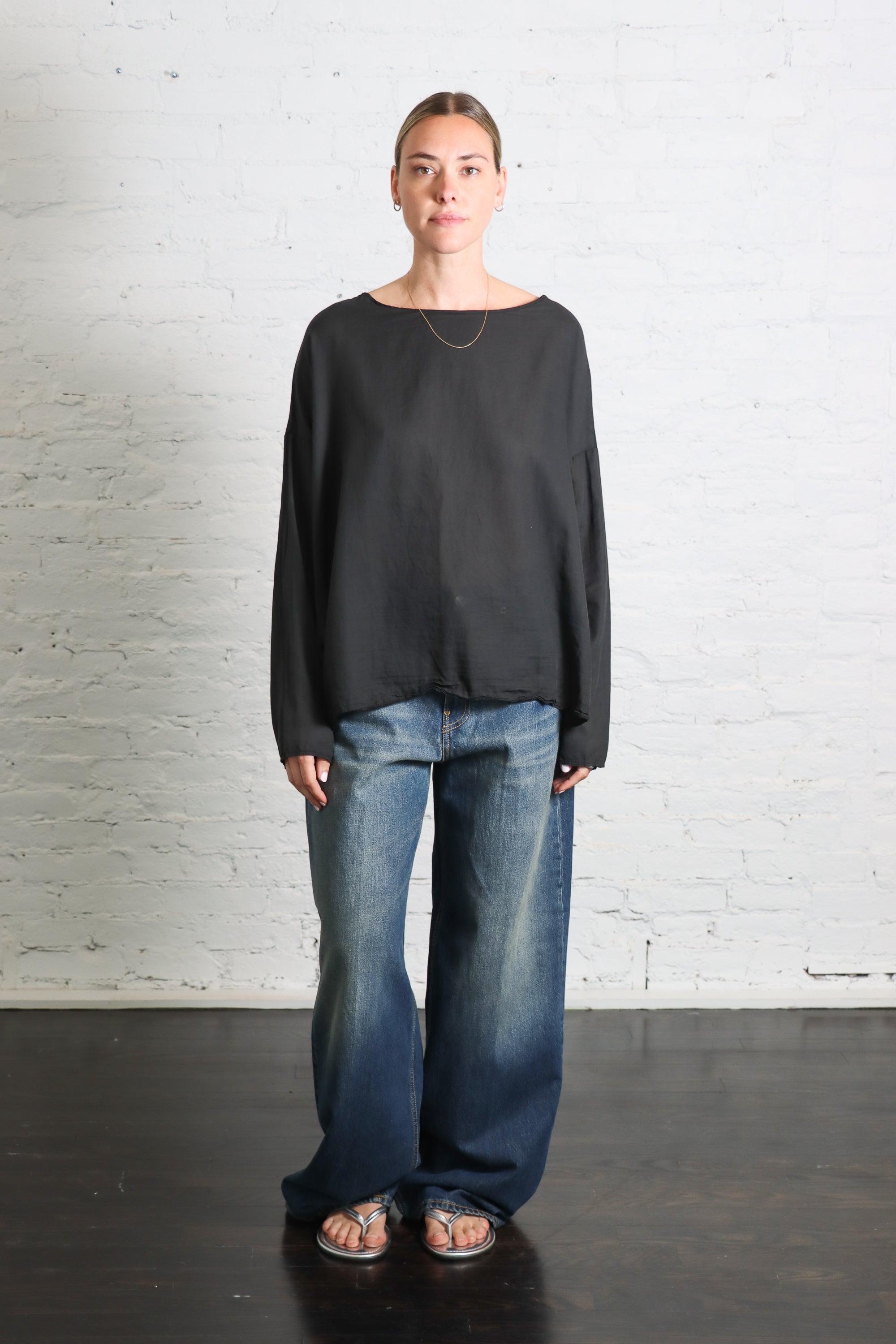 Long Sleeves T-Shirt TL in Black by Album Di Famiglia – Idlewild