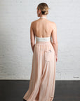 Loose Silk Trousers in Carne by Serien°umerica-Serien°umerica-Idlewild-Cincinnati