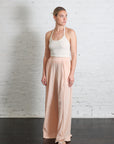 Loose Silk Trousers in Carne by Serien°umerica-Serien°umerica-Idlewild-Cincinnati
