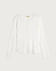 Manon Knitted Cardigan in Pannacota by Thinking Mu-Thinking MU-Idlewild-Cincinnati