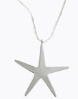 Marta Star Necklace in Silver/White by Eyland-Jewelry-Eyland-Idlewild