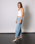 Matisse Scooped Tank in White by GIL RODRIGUEZ-GIL RODRIGUEZ-Idlewild-Cincinnati