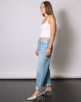 Matisse Scooped Tank in White by GIL RODRIGUEZ-GIL RODRIGUEZ-Idlewild-Cincinnati