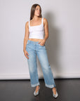 Matisse Scooped Tank in White by GIL RODRIGUEZ-GIL RODRIGUEZ-Idlewild-Cincinnati