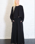 Matte Jersey Palazzo Pants in Black by Planet-Planet-Idlewild-Cincinnati
