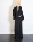 Matte Jersey Palazzo Pants in Black by Planet-Planet-Idlewild-Cincinnati