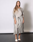 Maxi Insert Dress in Grey Shadow by Sanctamuerte-SANCTAMUERTE-Idlewild-Cincinnati