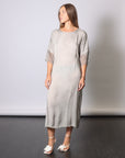 Maxi Insert Dress in Grey Shadow by Sanctamuerte-SANCTAMUERTE-Idlewild-Cincinnati