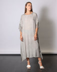 Maxi Insert Dress in Grey Shadow by Sanctamuerte-SANCTAMUERTE-Idlewild-Cincinnati