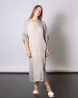 Maxi Insert Dress in Grey Shadow by Sanctamuerte-SANCTAMUERTE-Idlewild-Cincinnati