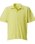 May Monthly Colors Polo Shirt in Zucchini Yellow by Homme Plissé Issey Miyake-Homme Plissé Issey Miyake-Idlewild-Cincinnati