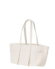 Medium Washed Canvas 6 Pocket Tote in White by Amiacalva-Amiacalva-Idlewild-Cincinnati