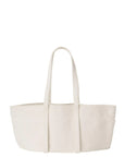 Medium Washed Canvas 6 Pocket Tote in White by Amiacalva-Amiacalva-Idlewild-Cincinnati