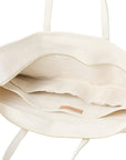 Medium Washed Canvas 6 Pocket Tote in White by Amiacalva-Amiacalva-Idlewild-Cincinnati