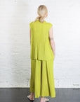 Mellow Pleats Top in Mustard by Pleats Please Issey Miyake-Pleats Please Issey Miyake-Idlewild-Cincinnati