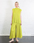 Mellow Pleats Top in Mustard by Pleats Please Issey Miyake-Pleats Please Issey Miyake-Idlewild-Cincinnati