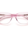 Miklos Readers in Clear Pink by Caddis-Sunglasses-Caddis Eyewear-Idlewild