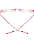 Miklos Readers in Clear Pink by Caddis-Sunglasses-Caddis Eyewear-Idlewild