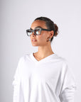 Miklos Readers in Matte Black by Caddis-Caddis Eyewear-Idlewild-Cincinnati