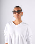 Miklos Readers in Matte Black by Caddis-Caddis Eyewear-Idlewild-Cincinnati