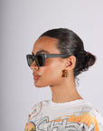 Miklos Sunglasses in Matte Black & Polarized Grey by Caddis-Caddis Eyewear-Idlewild-Cincinnati