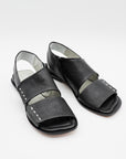 Milo Leather Sandals in Black by MLO-MLO-Idlewild-Cincinnati