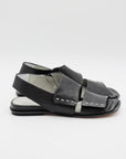 Milo Leather Sandals in Black by MLO-MLO-Idlewild-Cincinnati