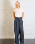 Mirna Tee in Light White by Thinking MU-Thinking MU-Idlewild-Cincinnati