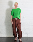 Mist April Top in Green by Pleats Please Issey Miyake-Pleats Please Issey Miyake-Idlewild-Cincinnati