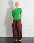 Mist April Top in Green by Pleats Please Issey Miyake-Pleats Please Issey Miyake-Idlewild-Cincinnati