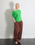 Mist April Top in Green by Pleats Please Issey Miyake-Pleats Please Issey Miyake-Idlewild-Cincinnati