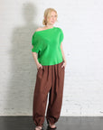 Mist April Top in Green by Pleats Please Issey Miyake-Pleats Please Issey Miyake-Idlewild-Cincinnati