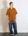 Monthly Colors: June Polo Shirt in Venice Boat Brown by Homme Plissé Issey Miyake-Homme Plissé Issey Miyake-Idlewild-Cincinnati