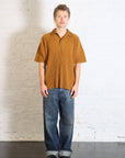 Monthly Colors: June Polo Shirt in Venice Boat Brown by Homme Plissé Issey Miyake-Homme Plissé Issey Miyake-Idlewild-Cincinnati