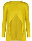 Monthly Colors: October Cardigan in Yellow Ocher by Pleats Please Issey Miyake-Pleats Please Issey Miyake-Idlewild-Cincinnati