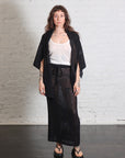 Net Skirt in Black by Lauren Manoogian-Lauren Manoogian-Idlewild-Cincinnati