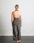 Net Wrap Halter in Rock by Lauren Manoogian-Lauren Manoogian-Idlewild-Cincinnati