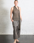 Net Wrap Halter in Rock by Lauren Manoogian-Lauren Manoogian-Idlewild-Cincinnati