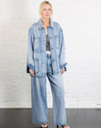 Nikko Jacket in Taruma 25 Years Blue Wash by NEEDBY Vintage-NEEDBY Vintage-Idlewild-Cincinnati